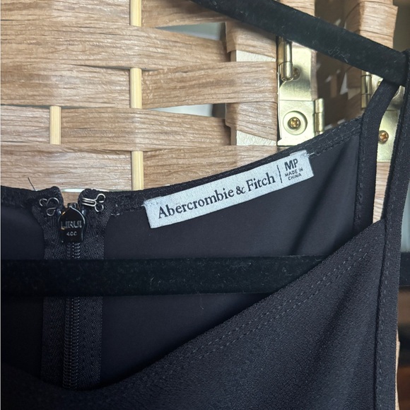 Abercrombie & Fitch Black Women's Cut-Out Midi Cocktail Dress - Picture 3 of 4